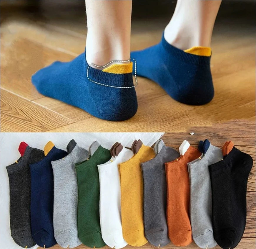 1pairs Men's Fashion Cotton Breathable Comfortable Ankle Socks, Men's Summer Socks
